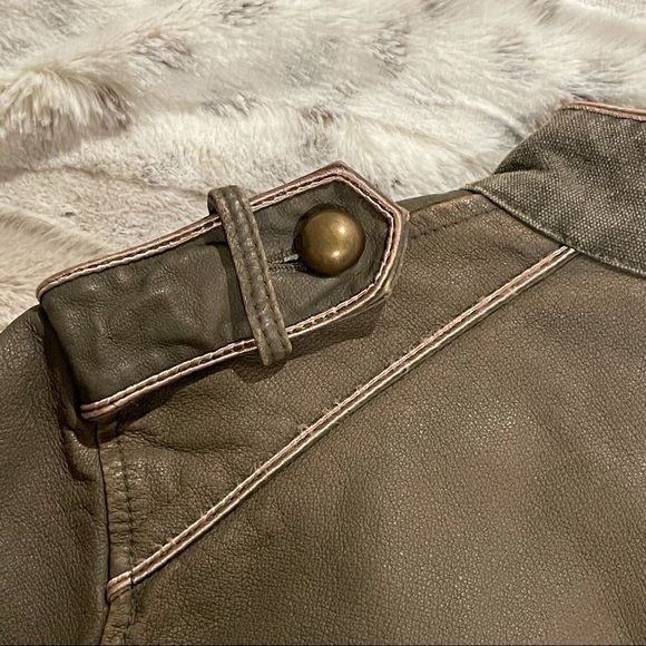 Wilson’s Leather Cropped Military/Band Jacket S - Picture 2 of 14